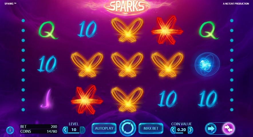 Sparks slot NetEnt casinos
